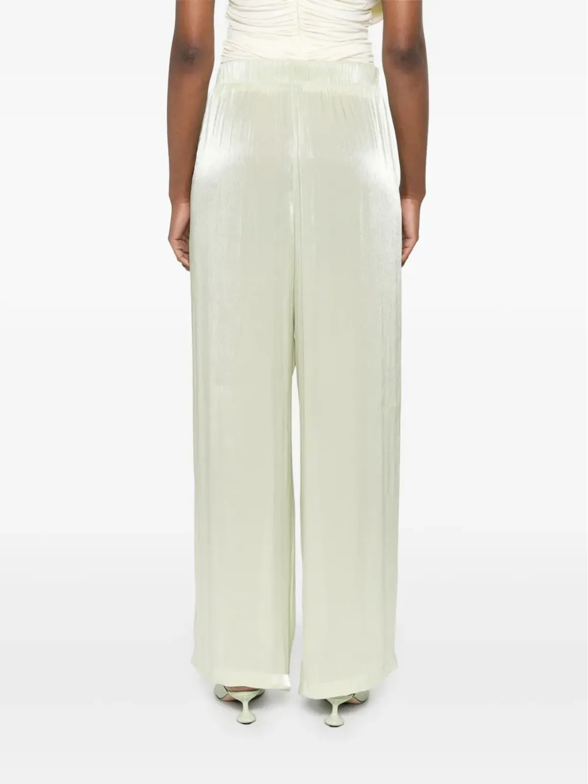 Simkhai georgette straight-leg trousers - 画像4