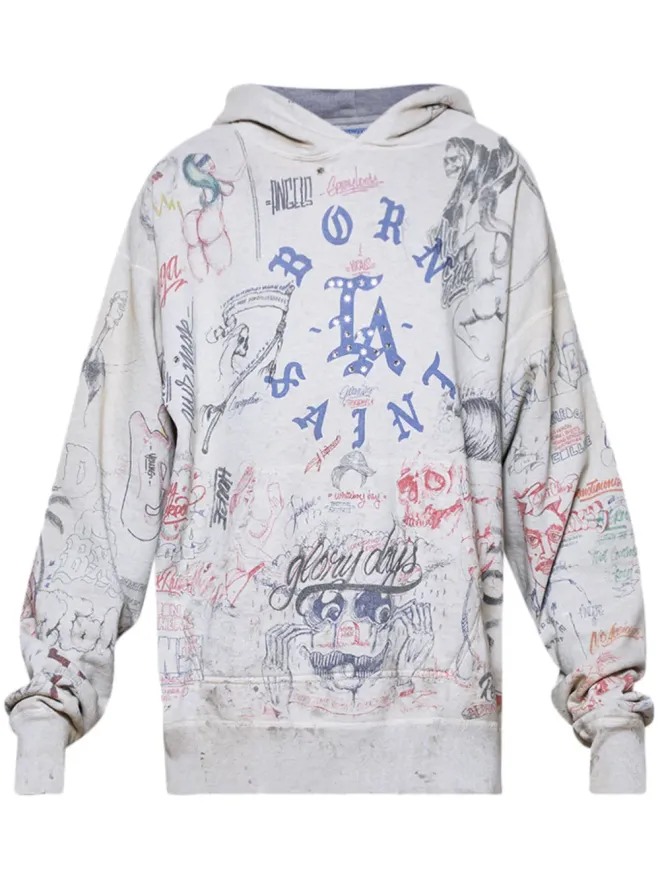 SAINT MXXXXXX SAINT MXXXXXX LAコットンフーディーの商品画像