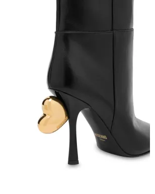 Moschino 膝丈ブーツ ヒール成形 ブラック - サムネイル3