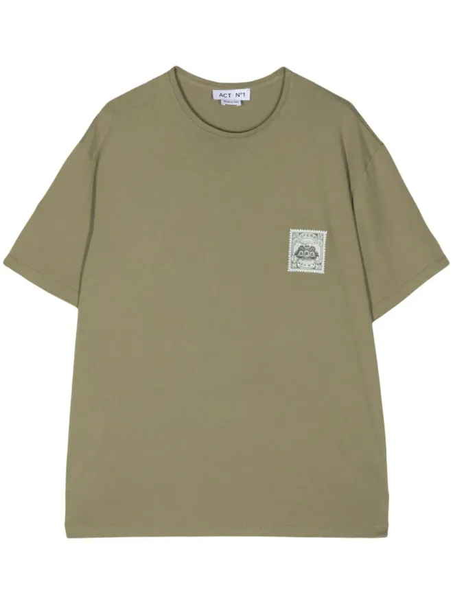 ACT Nº1 ACT Nº1 ロゴプリント コットンTシャツの商品画像