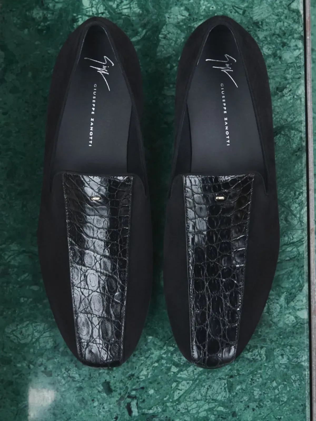 Giuseppe Zanotti タキシード ローファー - ブラック - 画像5