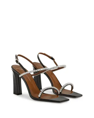 Giuseppe Zanotti サンダル 105mm Valentiine ブラック - サムネイル2