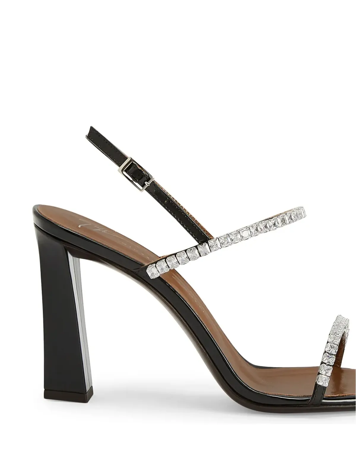 Giuseppe Zanotti サンダル 105mm Valentiine ブラック - 画像4