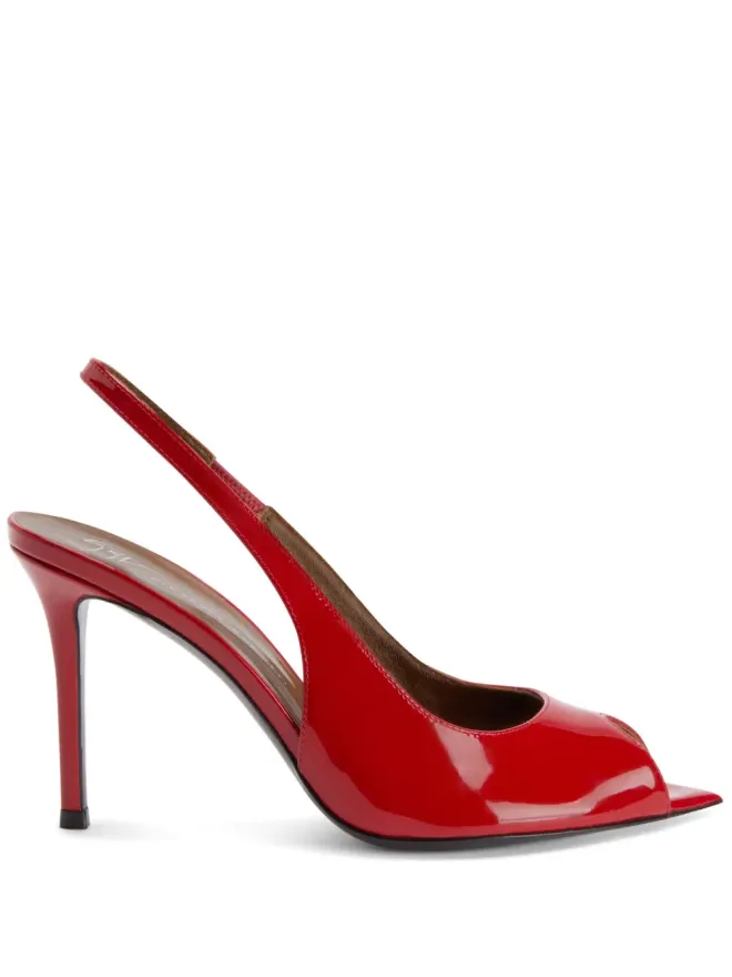 Giuseppe Zanotti Giuseppe Zanotti 90mm Intriigo オープントゥ サンダル - レッドの商品画像