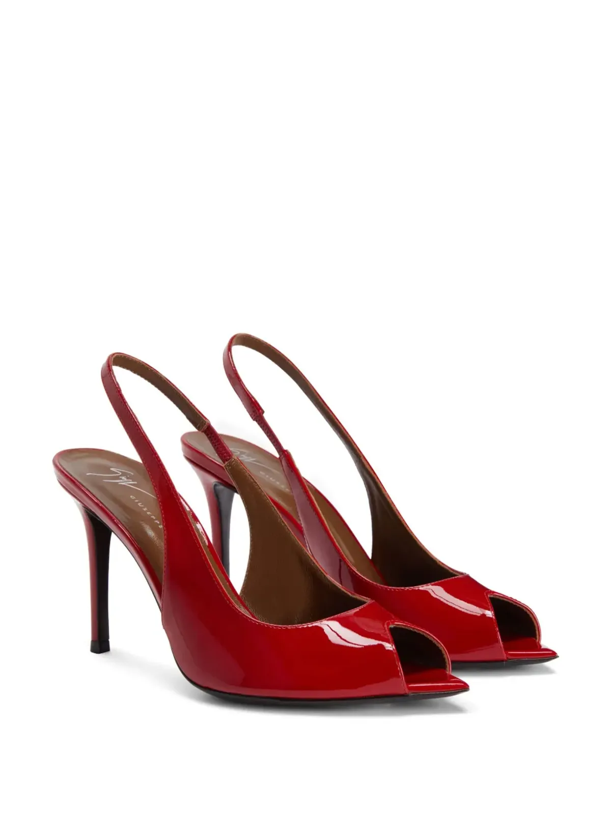Giuseppe Zanotti 90mm Intriigo オープントゥ サンダル - レッド - 画像2