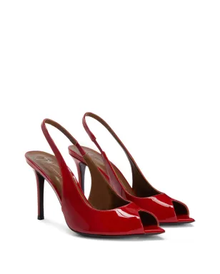 Giuseppe Zanotti 90mm Intriigo オープントゥ サンダル - レッド - サムネイル2