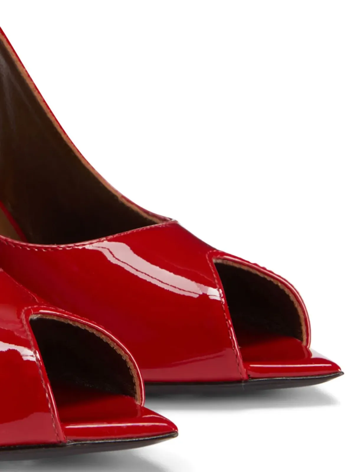 Giuseppe Zanotti 90mm Intriigo オープントゥ サンダル - レッド - 画像4
