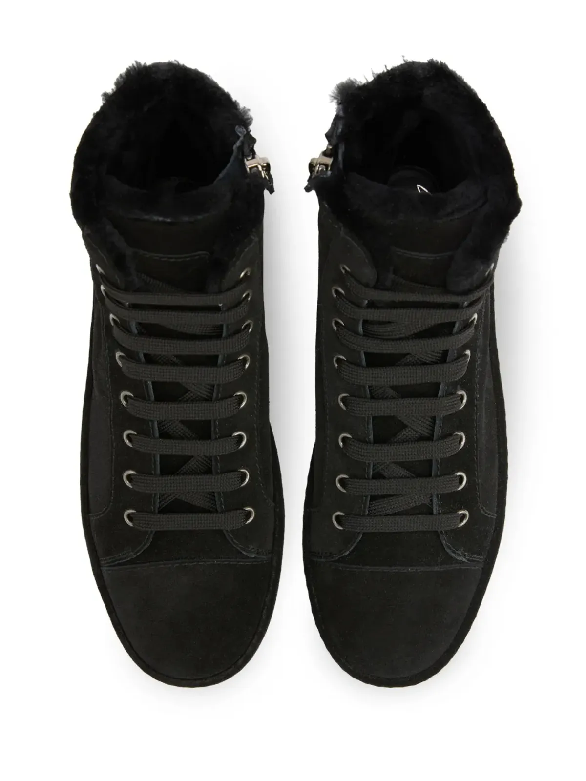 Giuseppe Zanotti GZ-City スエード ハイカットスニーカー - ブラック - 画像4