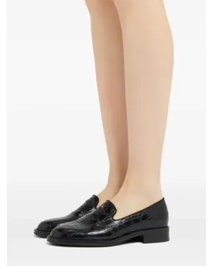Giuseppe Zanotti Dories レザー ローファー - ブラック - サムネイル5