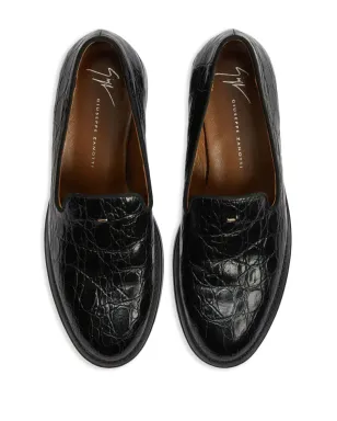 Giuseppe Zanotti Dories レザー ローファー - ブラック - サムネイル4