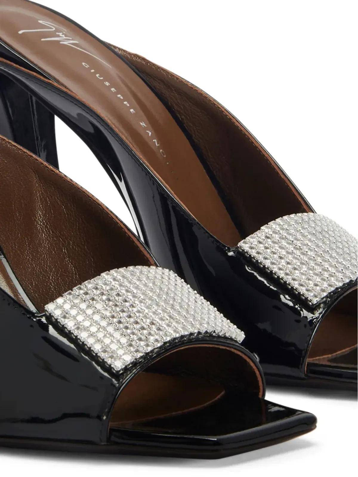 Giuseppe Zanotti 105ミリ GZ Mya Sparkle サンダル - ブラック - 画像4
