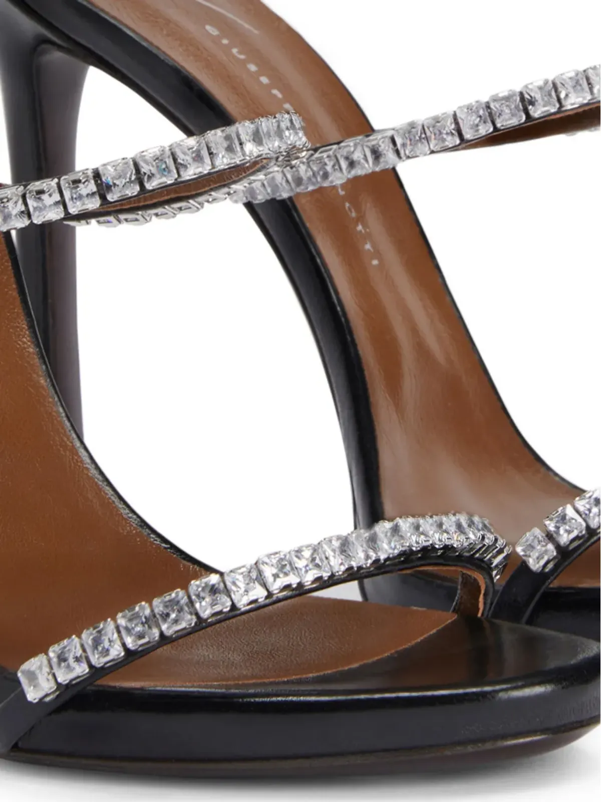 Giuseppe Zanotti ハーモニーシャイン クリスタル装飾サンダル - 画像4