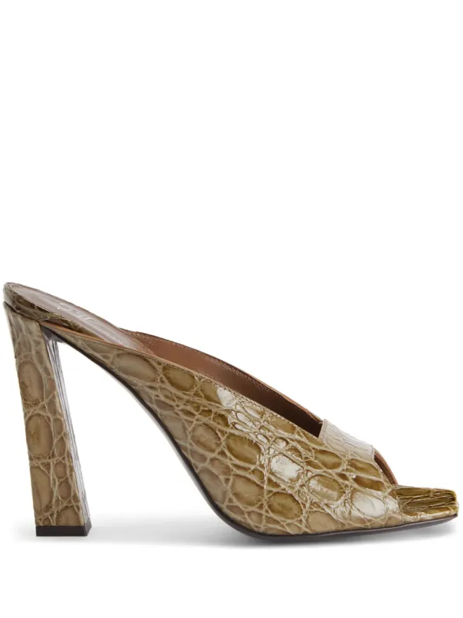 Giuseppe Zanotti Giuseppe Zanotti 90mm Gz Mya ミュール - ニュートラルカラーの商品画像