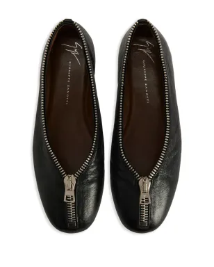 Giuseppe Zanotti オレイン フラット バレエシューズ ブラック - サムネイル4