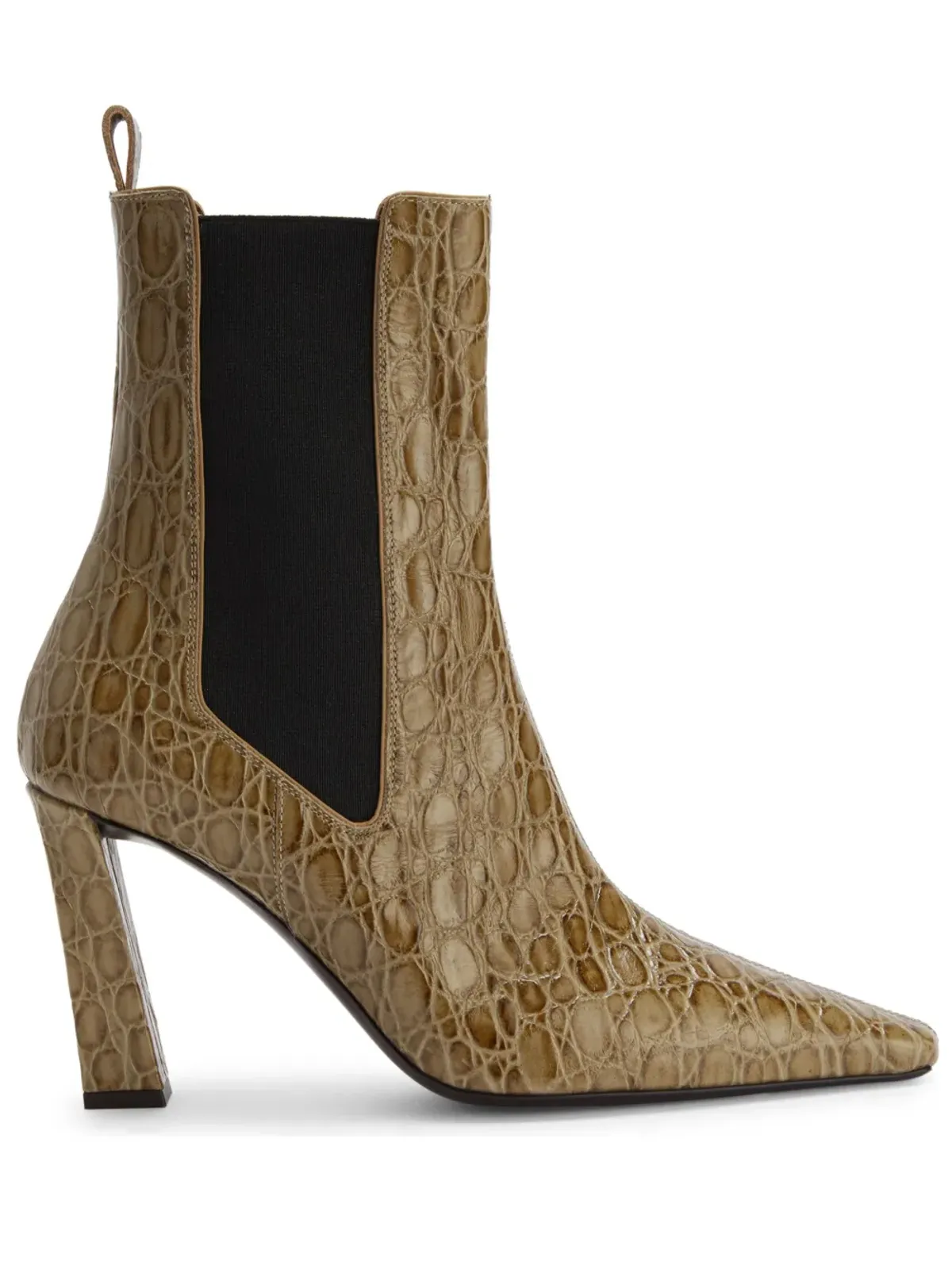 Giuseppe Zanotti 90mm Janieeビートルズ チェルシーブーツ - ニュートラルカラー - 画像1