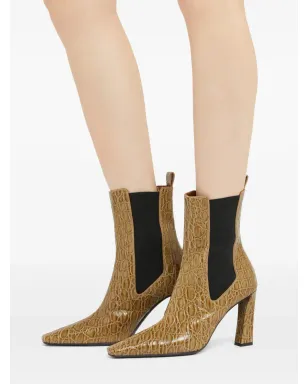 Giuseppe Zanotti 90mm Janieeビートルズ チェルシーブーツ - ニュートラルカラー - サムネイル5