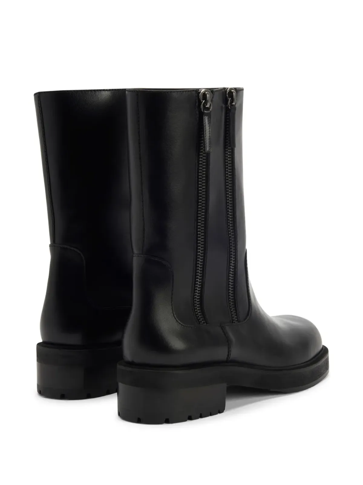 Giuseppe Zanotti Faustus メンズ ミッドカーフ コンバットブーツ - ブラック - 画像3