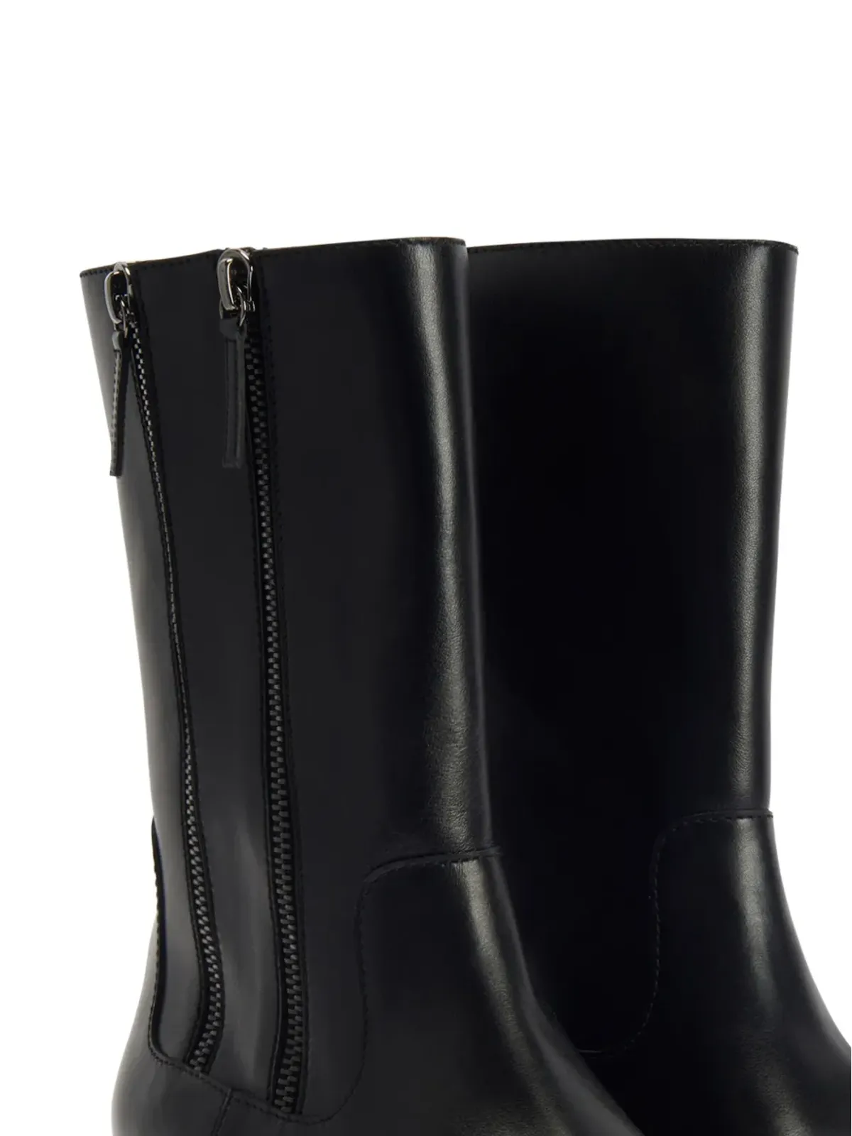 Giuseppe Zanotti Faustus メンズ ミッドカーフ コンバットブーツ - ブラック - 画像4