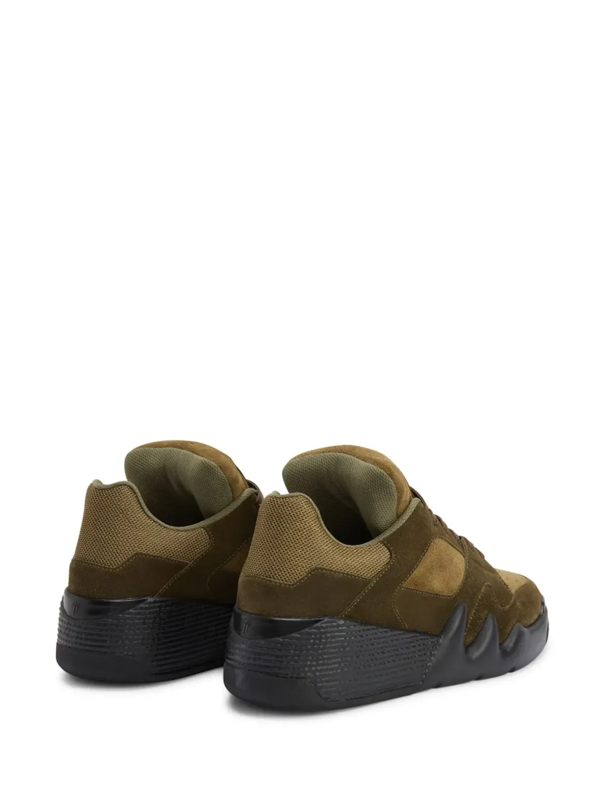 Giuseppe Zanotti タロン ロゴパッチ スニーカー - ブラウン - 画像3