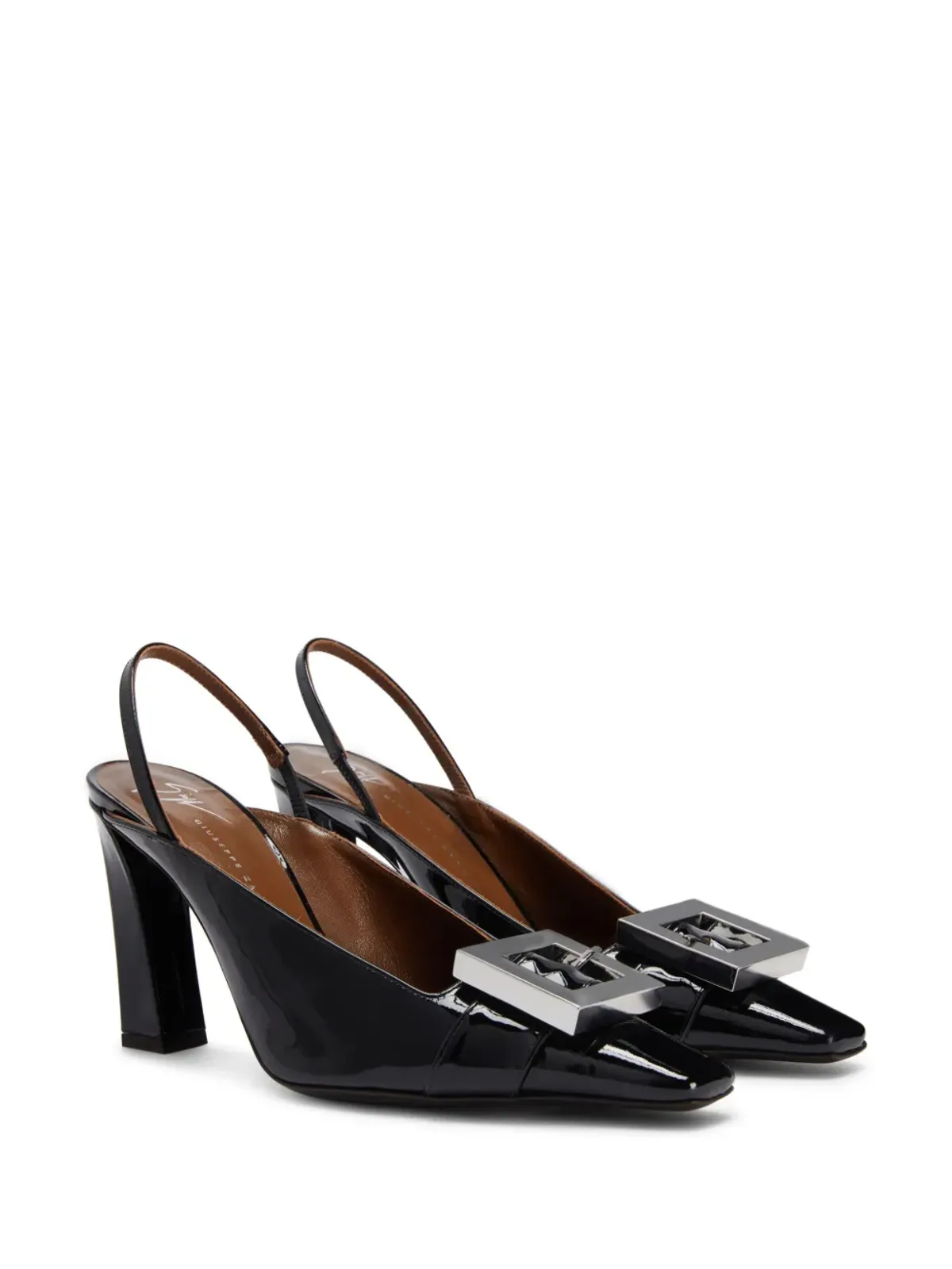 Giuseppe Zanotti ブレンダ バックル パンプス 45mmヒール - ブラック - 画像2
