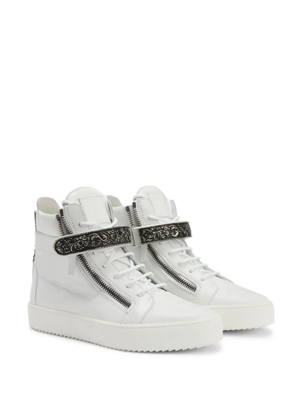 Giuseppe Zanotti コビー デラックス ハイトップスニーカー - ホワイト - 画像2