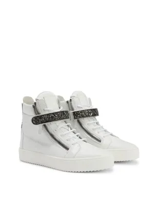 Giuseppe Zanotti コビー デラックス ハイトップスニーカー - ホワイト - サムネイル2