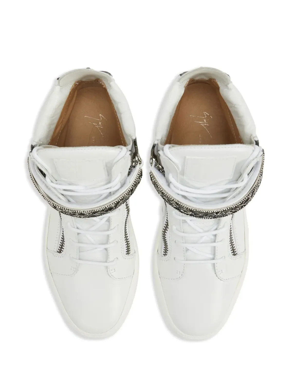 Giuseppe Zanotti コビー デラックス ハイトップスニーカー - ホワイト - 画像4