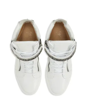 Giuseppe Zanotti コビー デラックス ハイトップスニーカー - ホワイト - サムネイル4