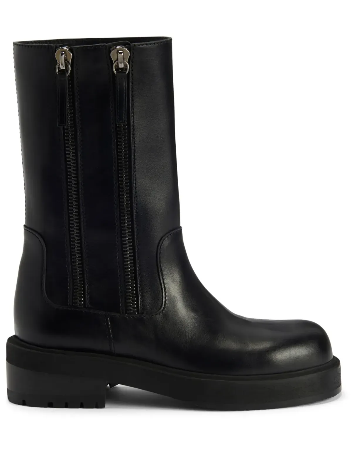 Giuseppe Zanotti Foustine レザー アンクルブーツ - ブラック - 画像1