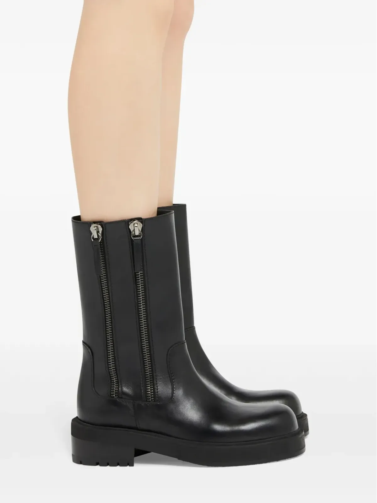Giuseppe Zanotti Foustine レザー アンクルブーツ - ブラック - 画像5