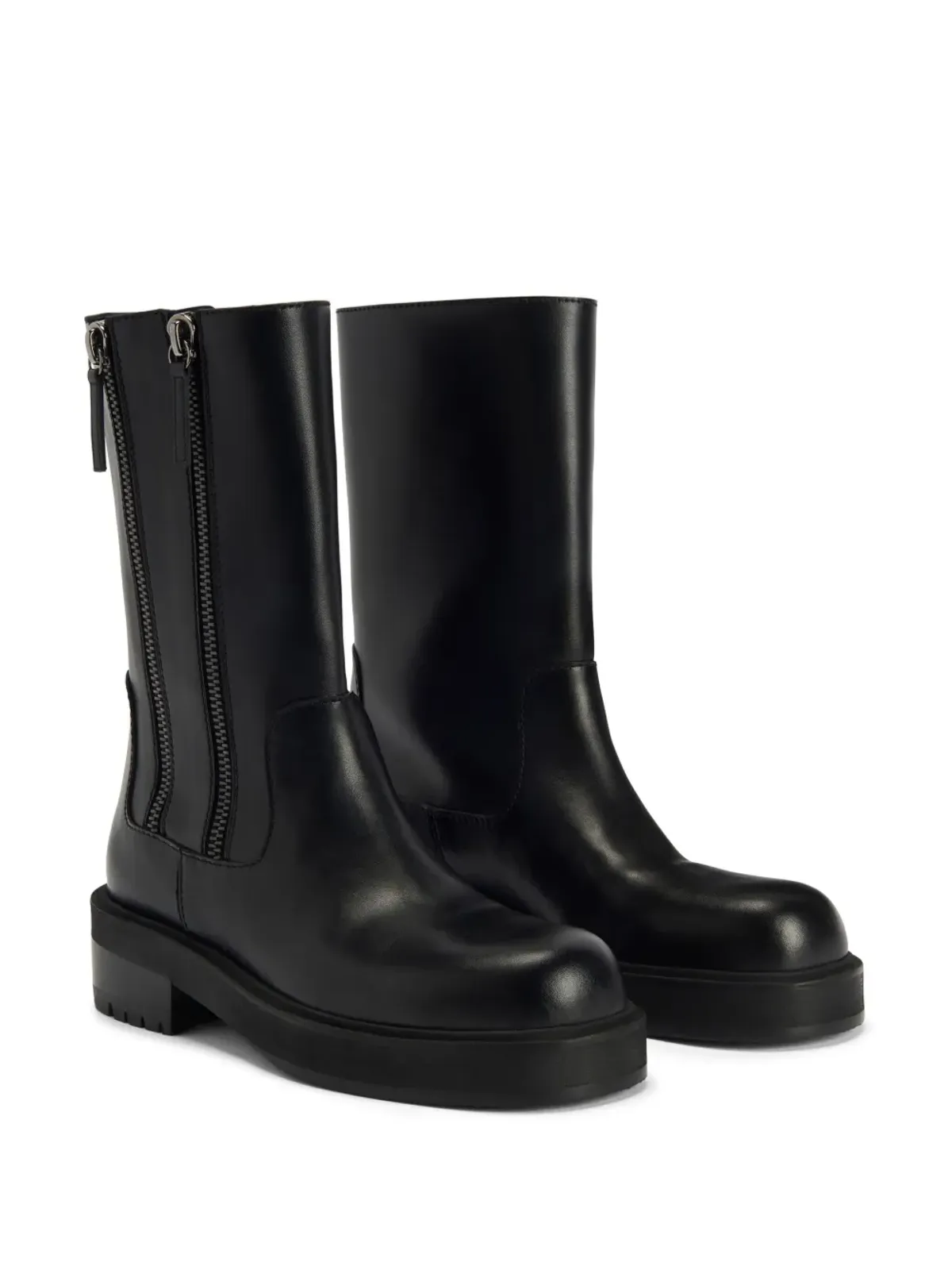 Giuseppe Zanotti Foustine レザー アンクルブーツ - ブラック - 画像2