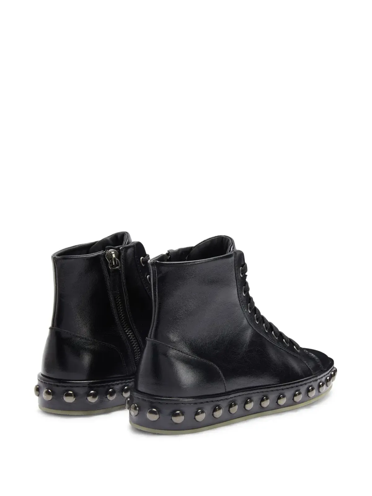 Giuseppe Zanotti GZ-City レザー ハイトップ スニーカー - 画像3