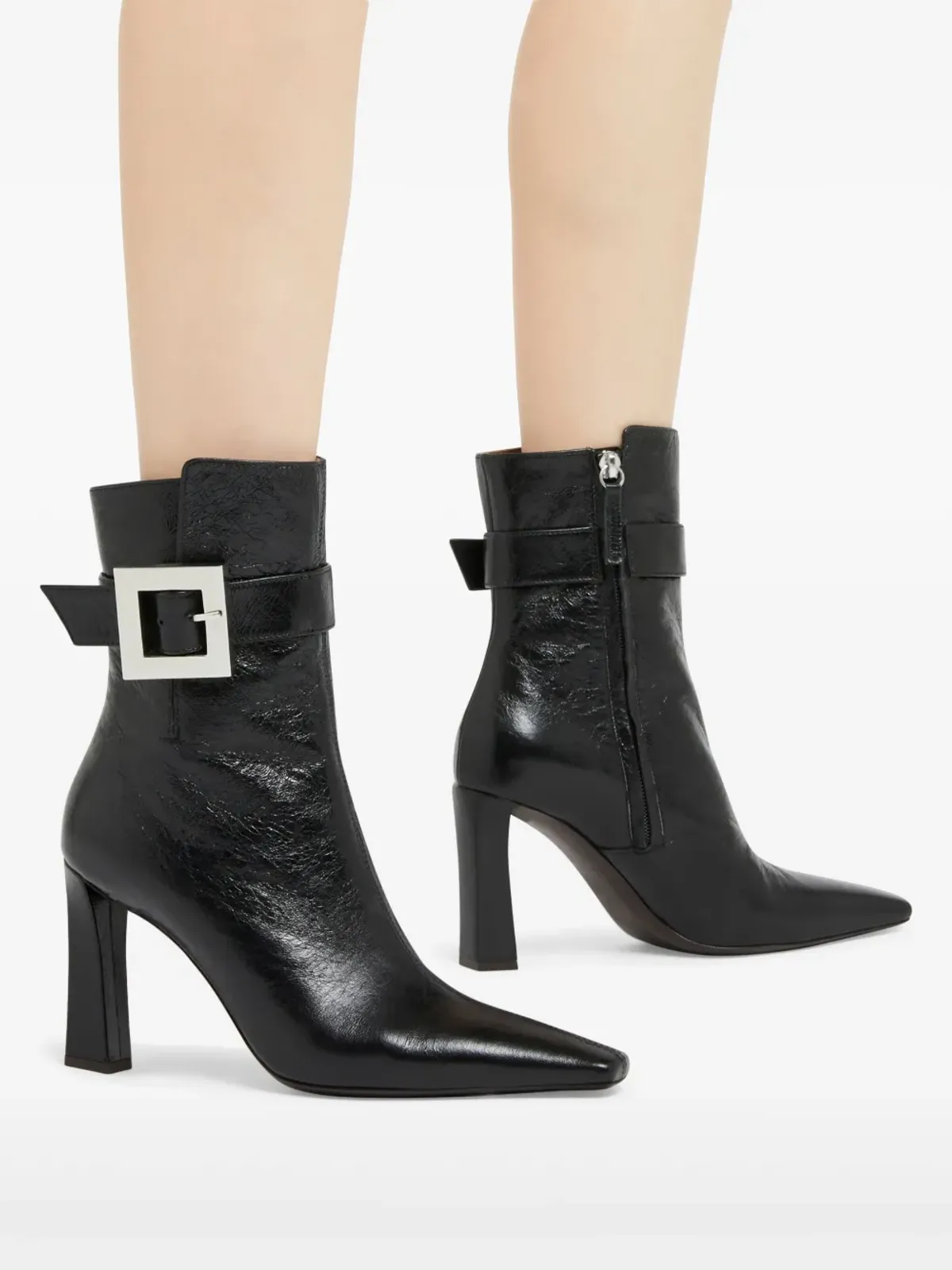Giuseppe Zanotti 90mm Seattle ブーティ バックル ブーツ - 画像5