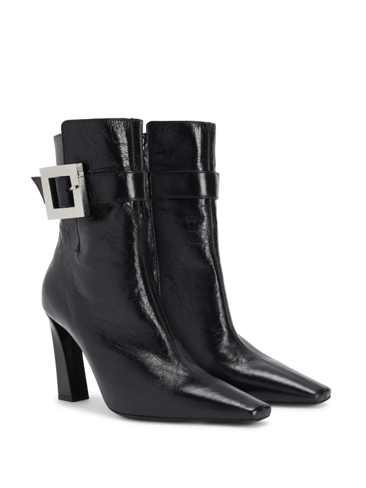 Giuseppe Zanotti 90mm Seattle ブーティ バックル ブーツ - 画像2