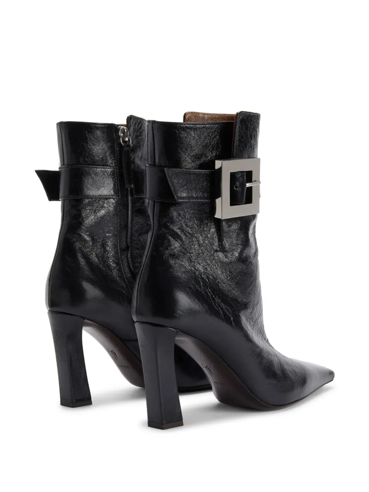 Giuseppe Zanotti 90mm Seattle ブーティ バックル ブーツ - 画像3