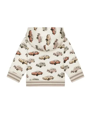 Dolce & Gabbana Kids 車プリント ジップフード付きパーカー - サムネイル2