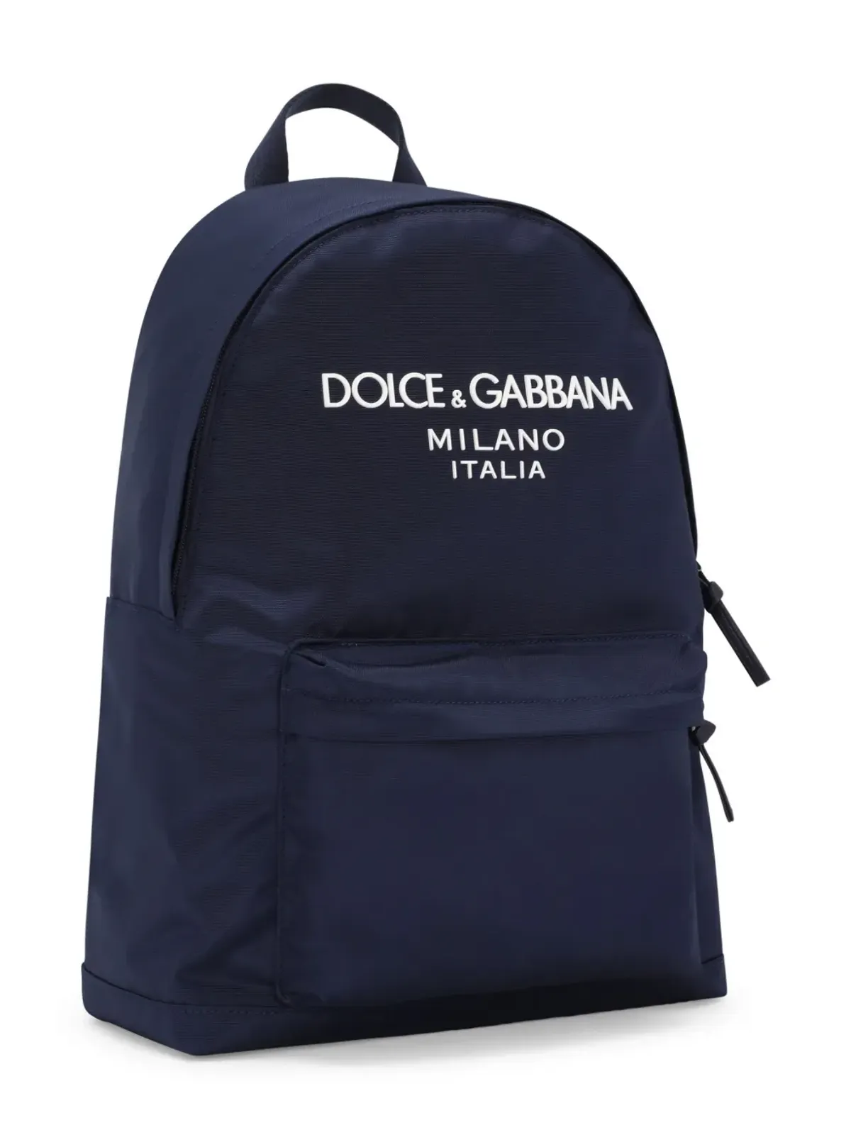 Dolce & Gabbana Kids ロゴプリント バックパック - ブルー - 画像3