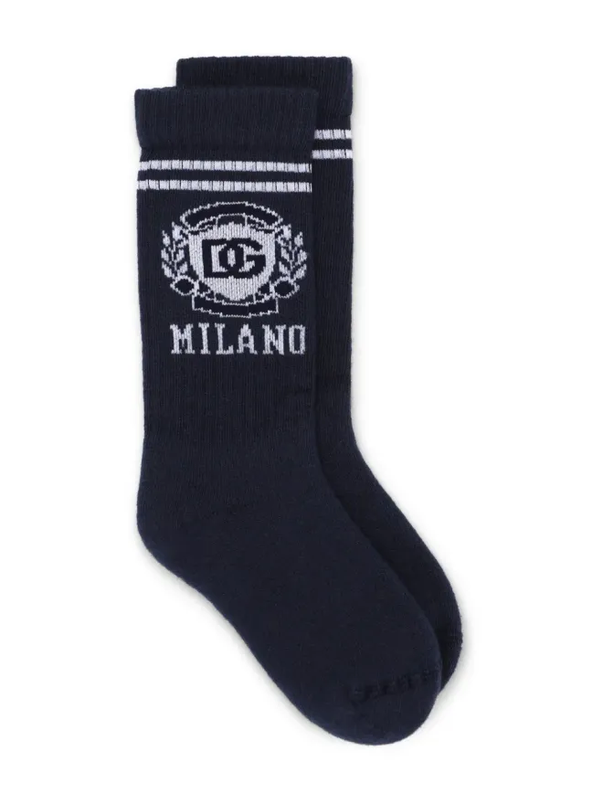 Dolce & Gabbana Kids Dolce &amp; Gabbana Kids DGロゴ ソックスの商品画像