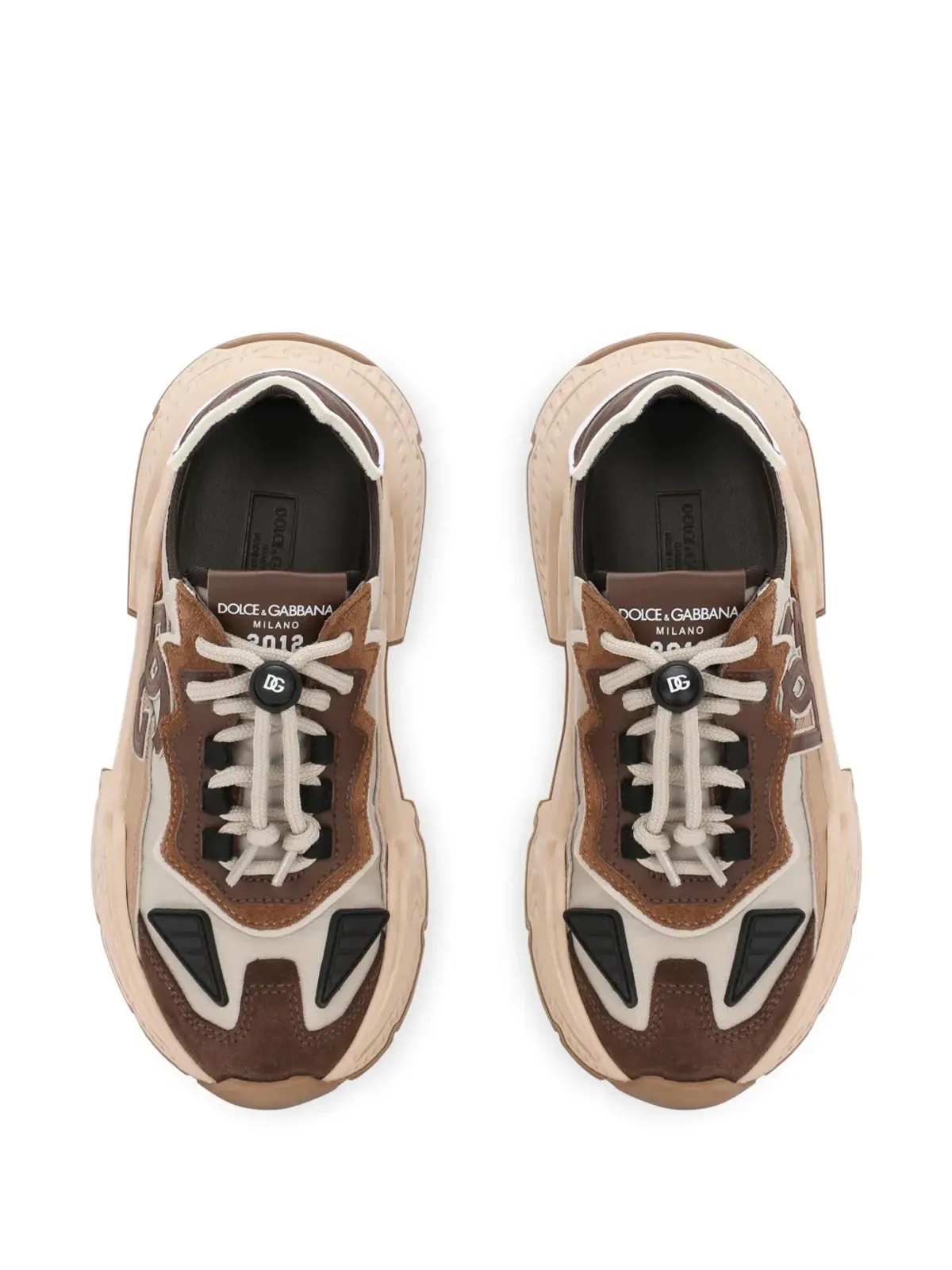 Dolce & Gabbana Kids Daymaster パネルドスニーカー - 画像4