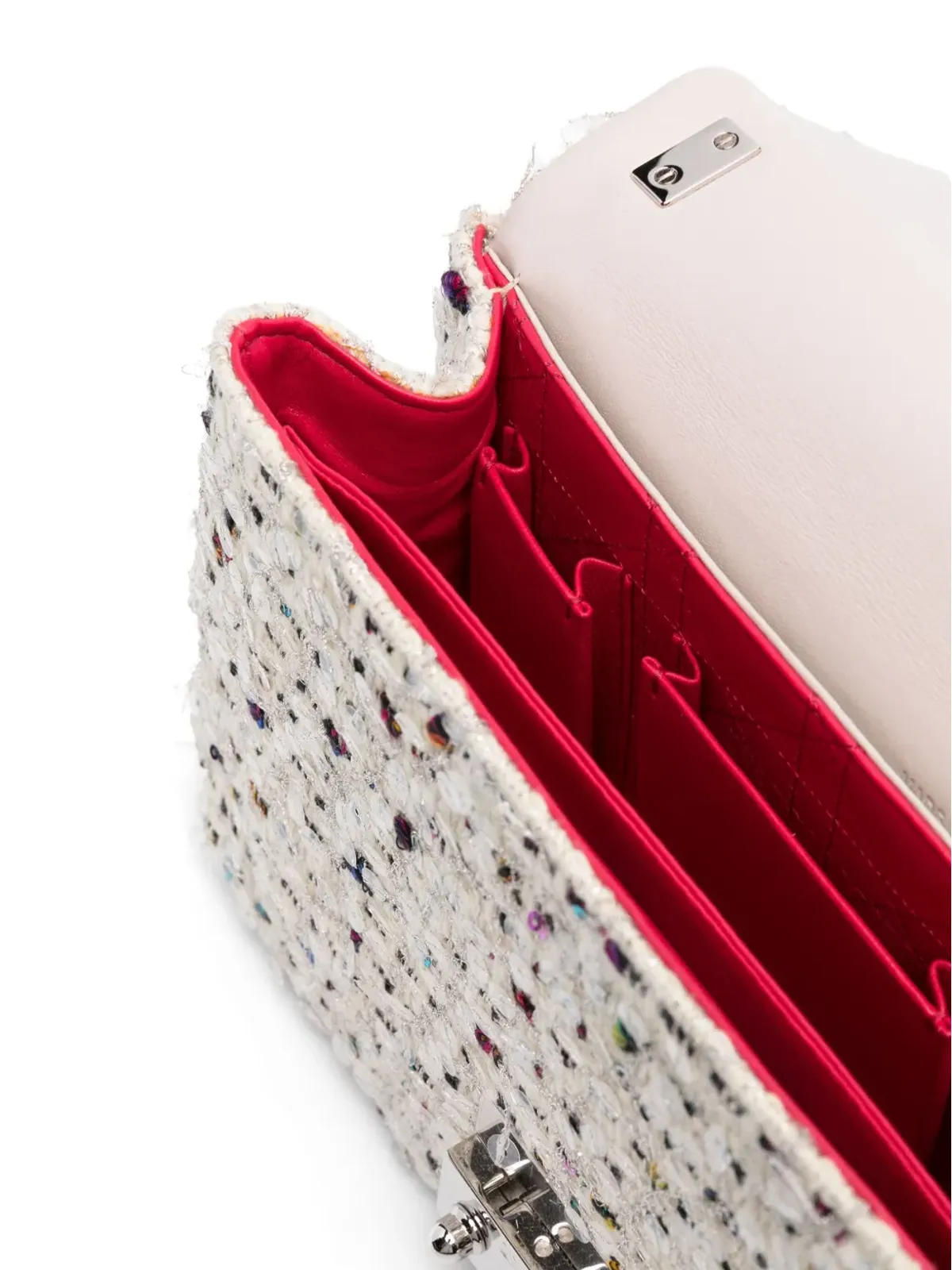 Christian Dior ビンテージ 2013 ミス ディオール ツイード バッグ - ニュートラルカラー - 画像5