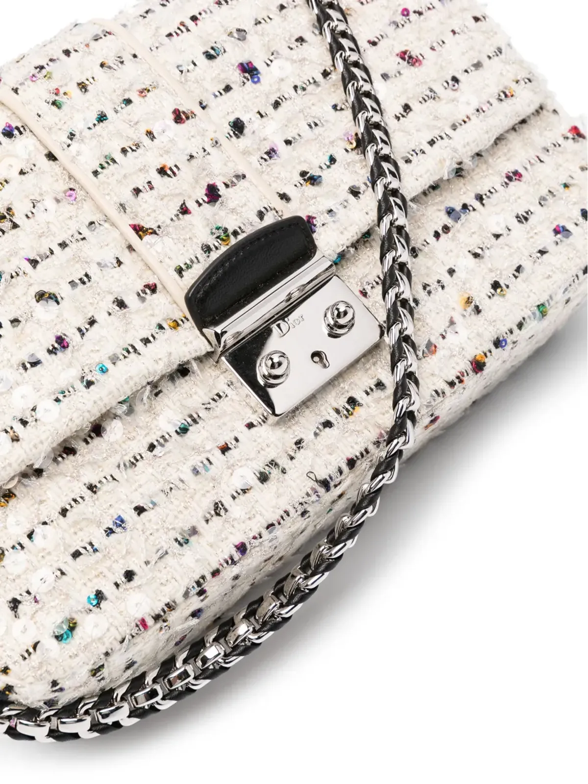 Christian Dior ビンテージ 2013 ミス ディオール ツイード バッグ - ニュートラルカラー - 画像4