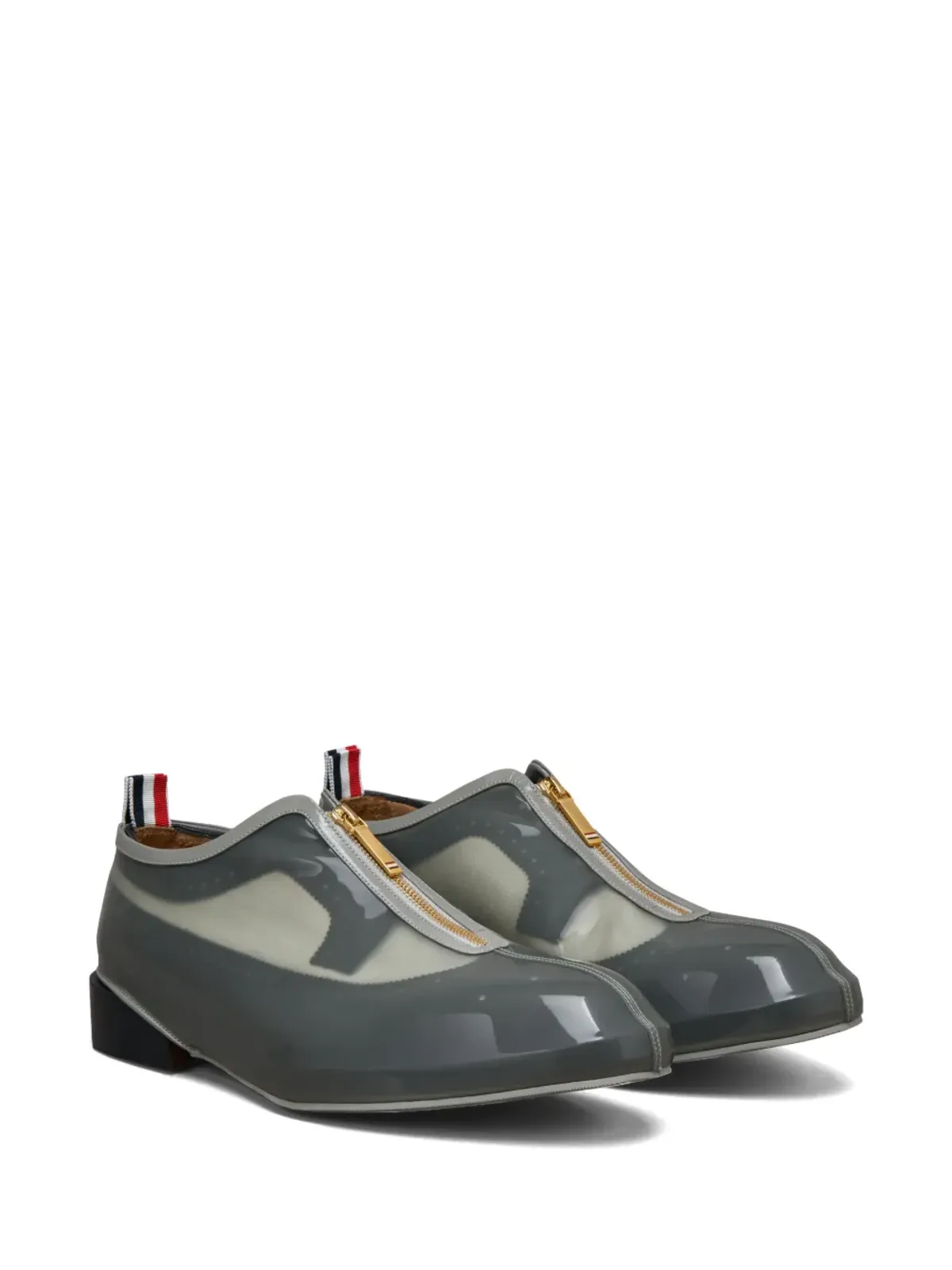 Thom Browne 取り外し可能な透明パネルを備えたオックスフォードシューズ - ブラック - 画像2