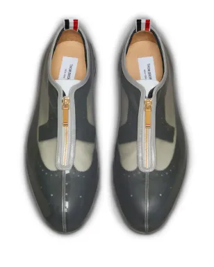 Thom Browne 取り外し可能な透明パネルを備えたオックスフォードシューズ - ブラック - サムネイル3