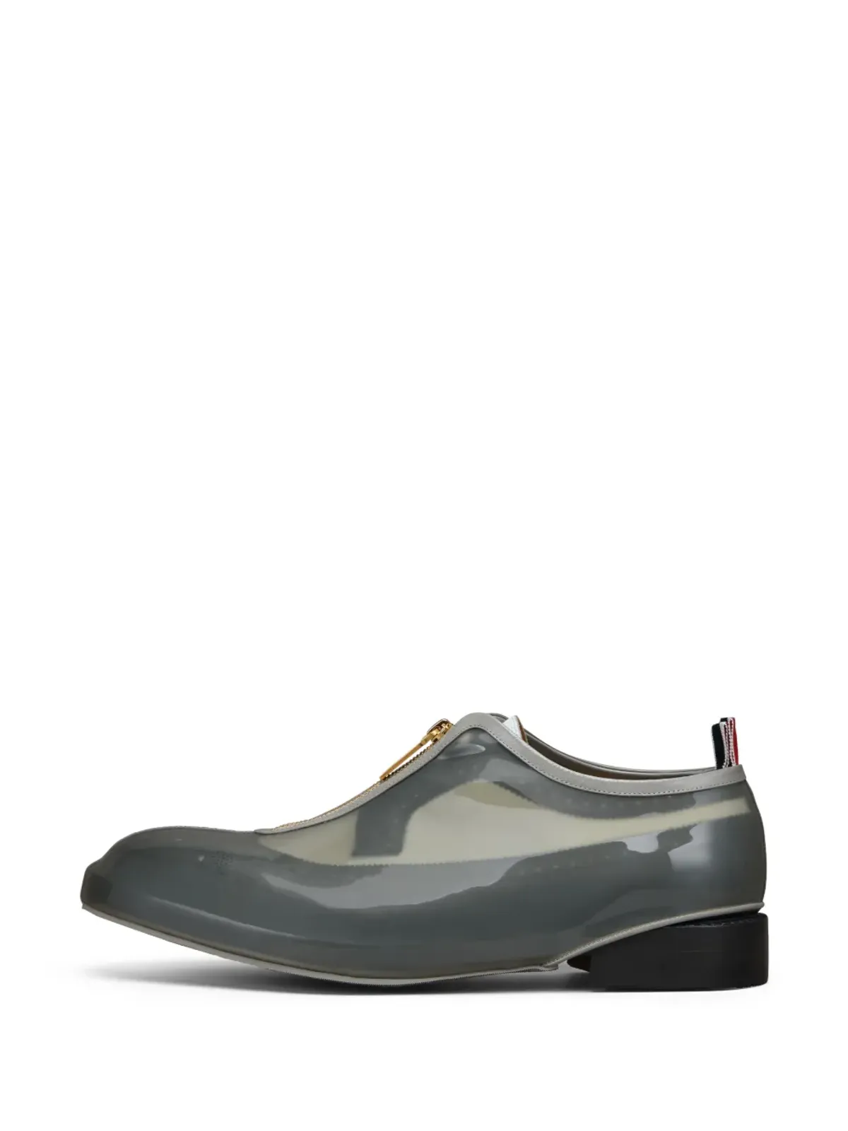 Thom Browne 取り外し可能な透明パネルを備えたオックスフォードシューズ - ブラック - 画像4