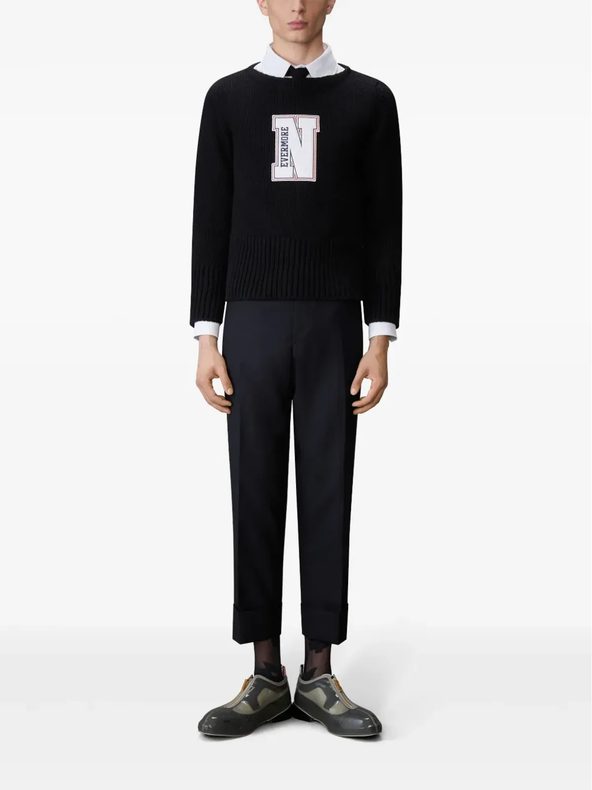 Thom Browne スローガンプリント セーター - 画像2