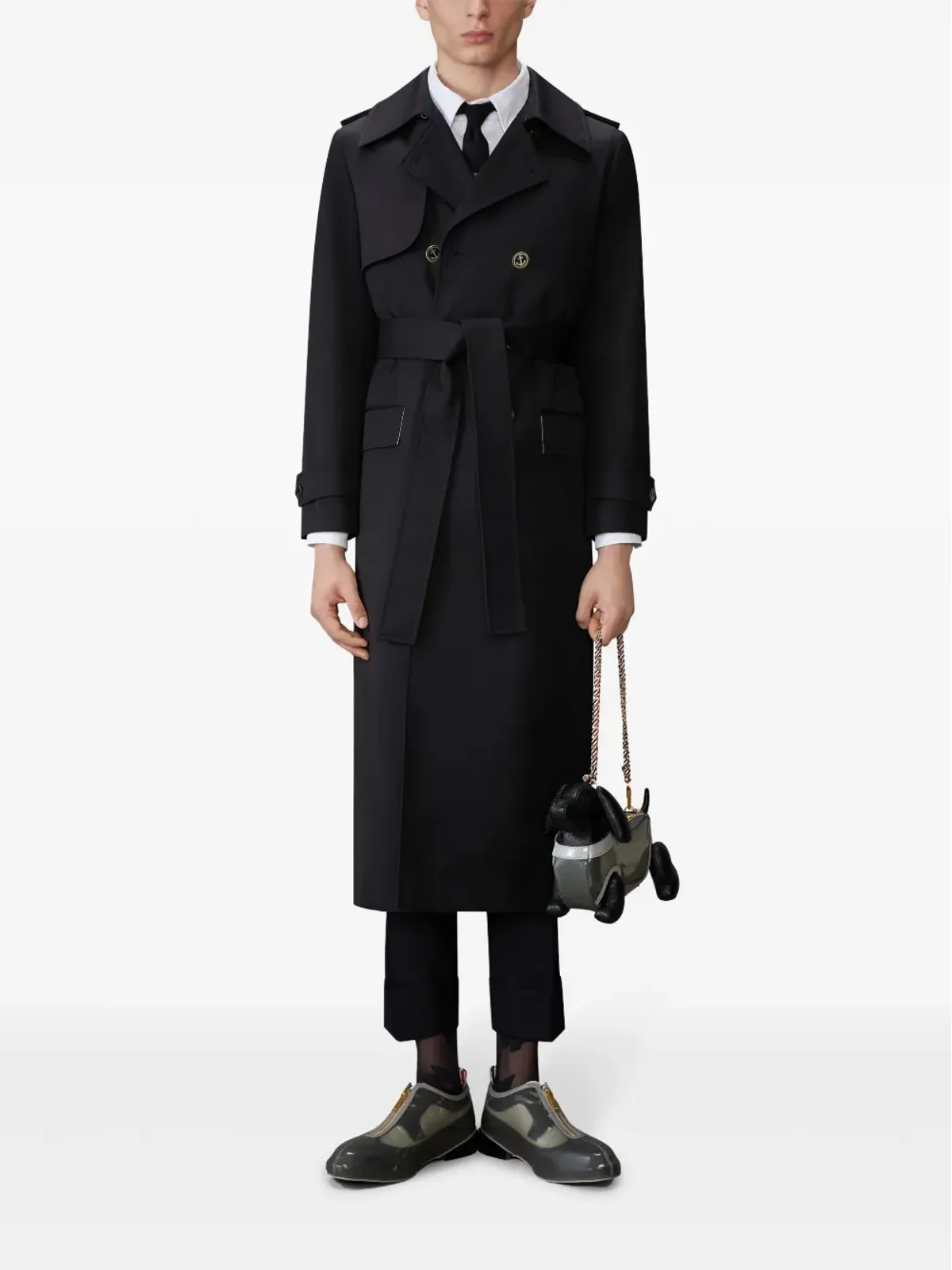 Thom Browne ダブルブレスト トレンチコート - 画像2
