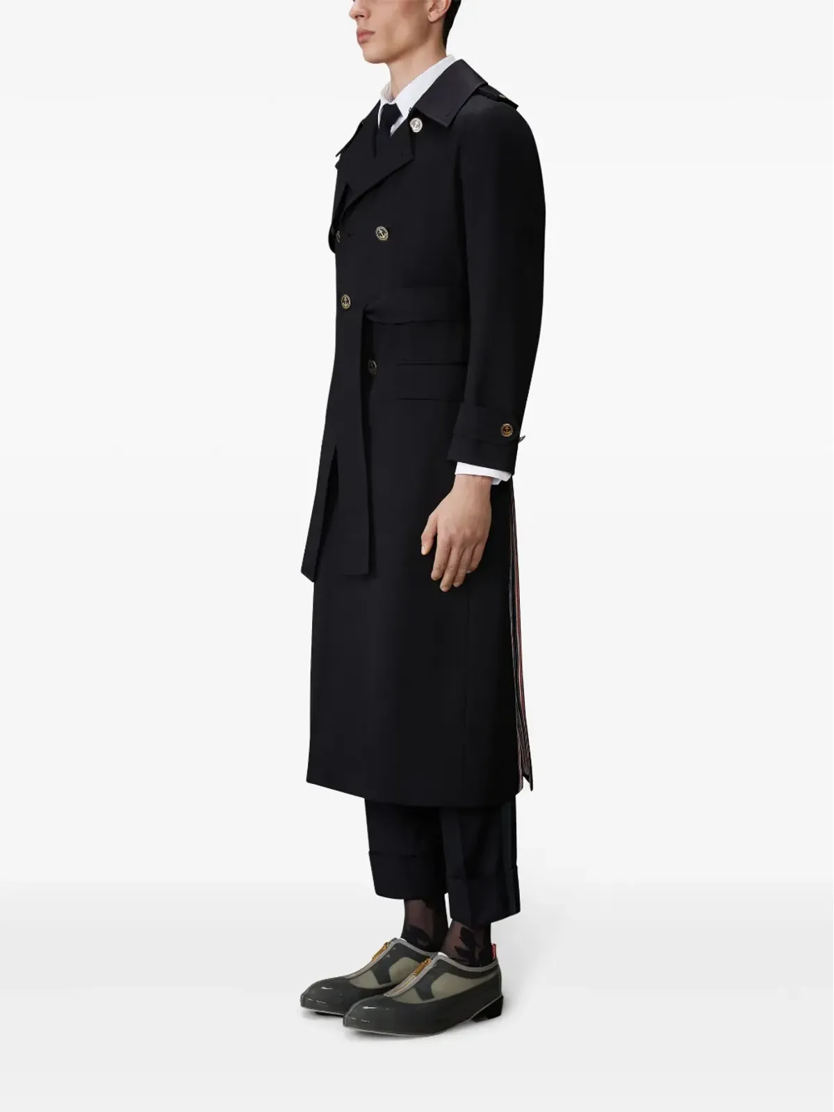 Thom Browne ダブルブレスト トレンチコート - 画像4