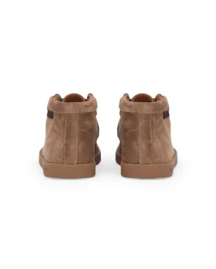 Dolce & Gabbana Kids ロゴタグ付きレザーブーツ - ブラウン - サムネイル3