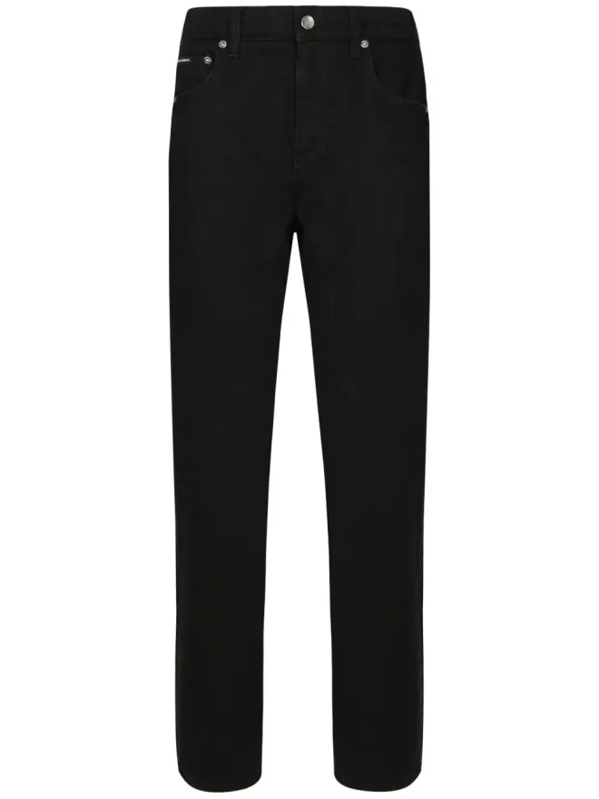 Dolce & Gabbana Dolce & Gabbana ローライズ ボーイフレンド ジーンズ - ブラックの商品画像