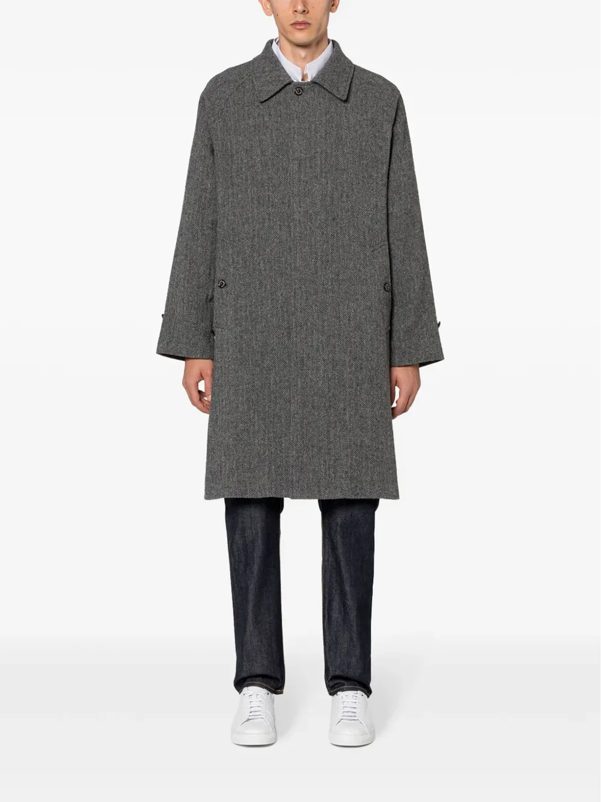 Mackintosh ベルフォード ウールコート - Grey - 画像2